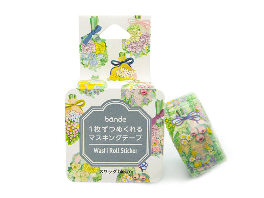 Washi Sticker Roll Series - Floral Swag Bloom