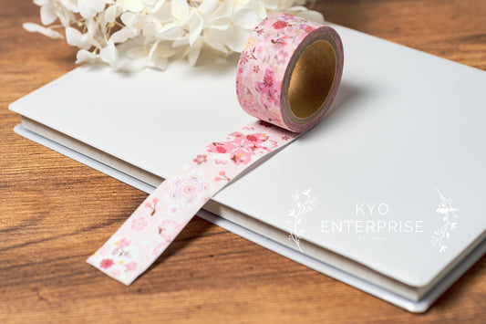 Washi Tape Series designed by Umemoegi - Sakura Pattern