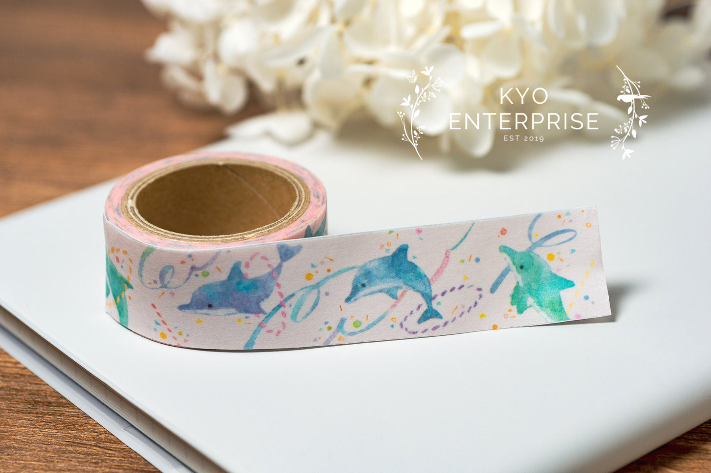 Washi Tape Series designed by Nakauchi Waka - Dolphin