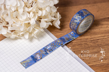 Kenji Miyazawa's Theater Series Gold Foil Washi Tape - The Nighthawk Star