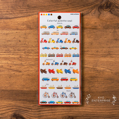 Colorful Palette Cooper Foil Sticker Series - Vehicle