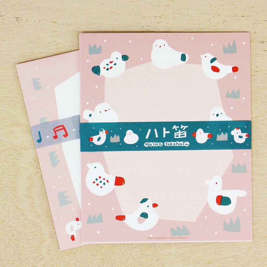 Letter Writing Set Series designed by Masao Takahata- Pigeon Whistles