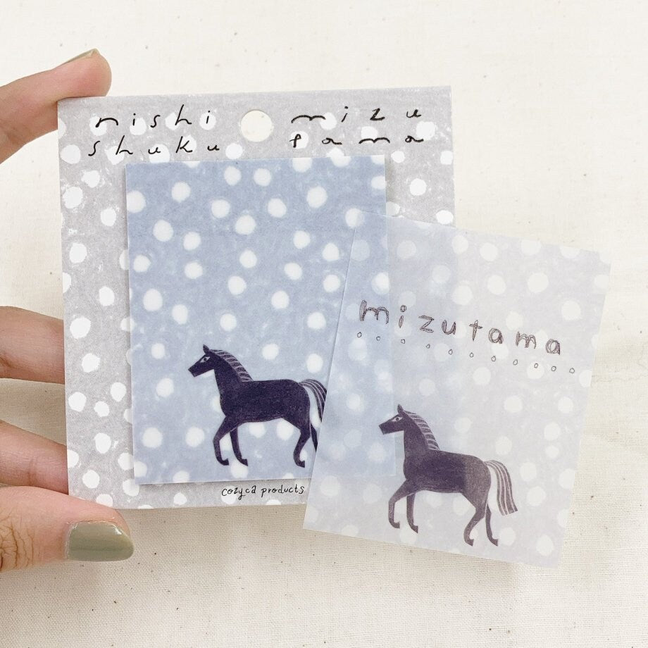 Tracing Paper Sticky Note Series designed by Nishi Shuku - Mizutama (Dot)