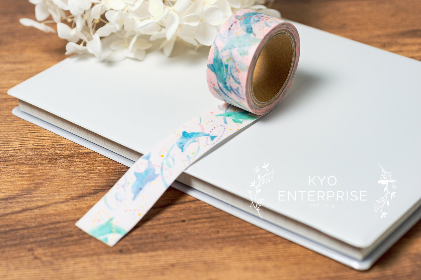 Washi Tape Series designed by Nakauchi Waka - Dolphin