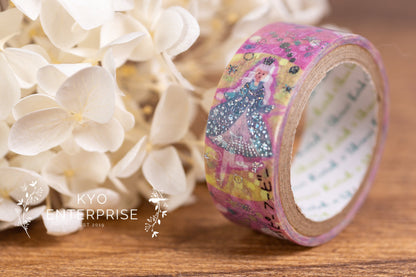 Nakahara Chuuya Star Pierrot Series Silver Foil Washi Tape - Pichibe's Philosophy