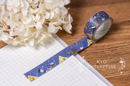 The Travel Series Gold Foil Washi Tape - Stargazing