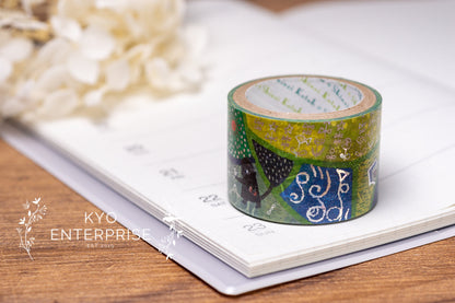 Kenji Miyazawa's Theater Series Silver Foil Washi Tape - Ame Ni Mo Makezu