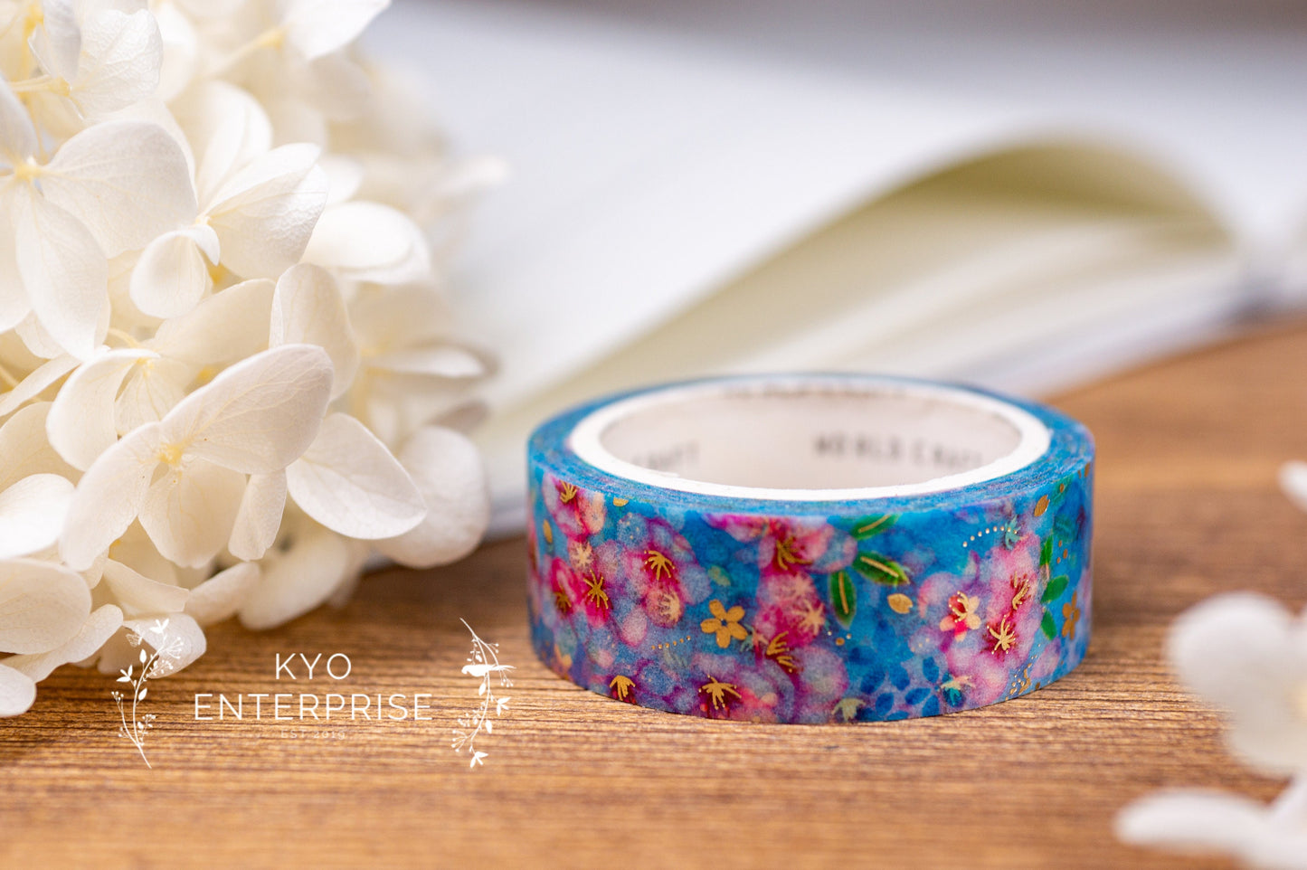 Yuzen Series Foil Washi Tape  - Sakura