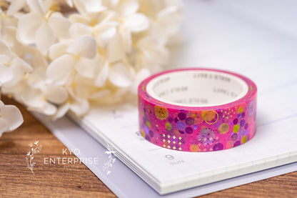 KiraKira Foiled Collection Series Foil Washi Tape  - Grape