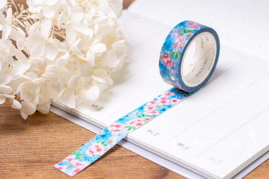 Yuzen Series Foil Washi Tape  - Sakura