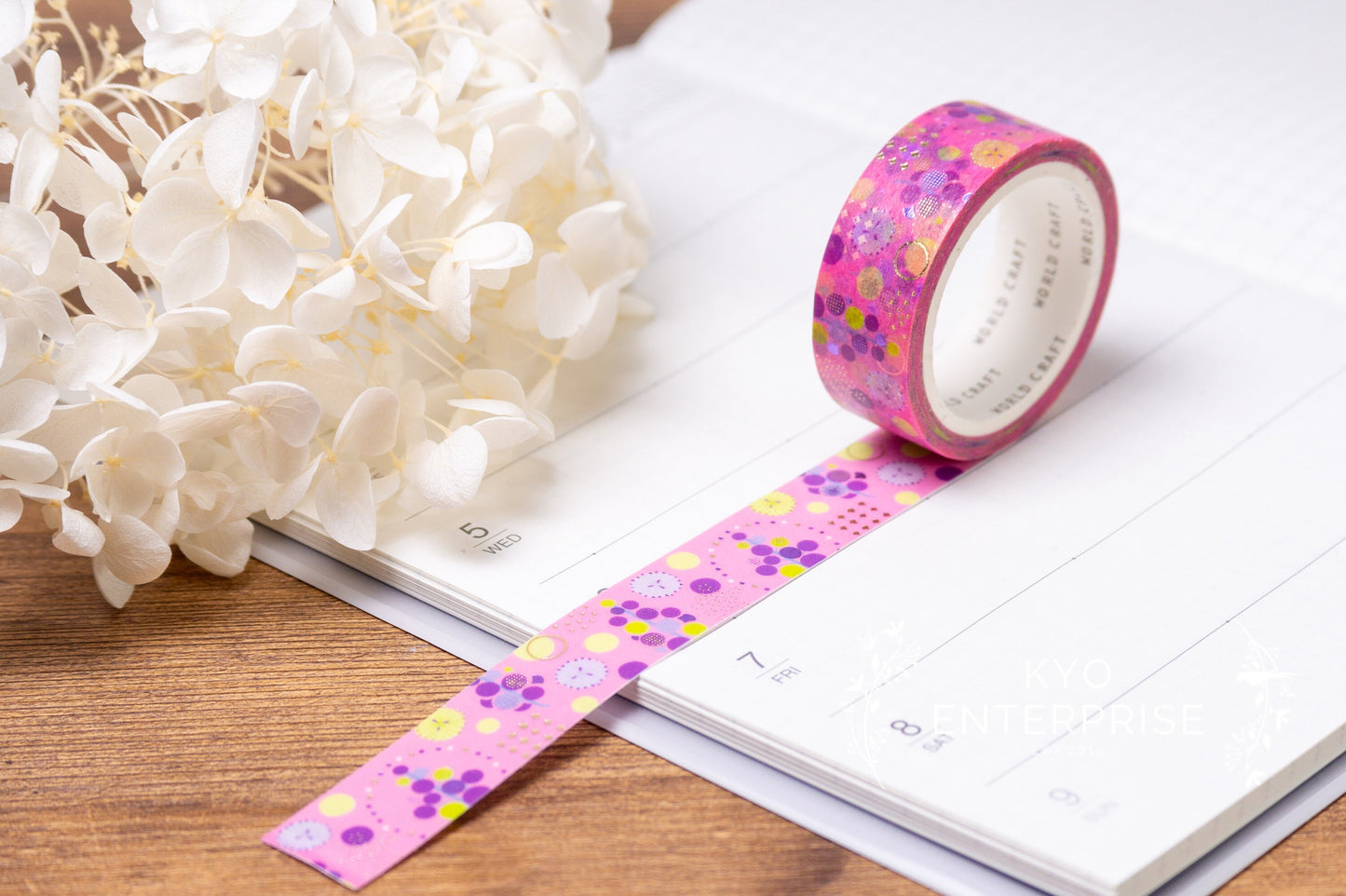 KiraKira Foiled Collection Series Foil Washi Tape  - Grape