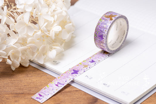 KiraKira Foiled Collection Series Foil Washi Tape  - Wisteria