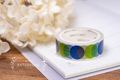 KiraKira Foiled Collection Series Foil Washi Tape  - Circle