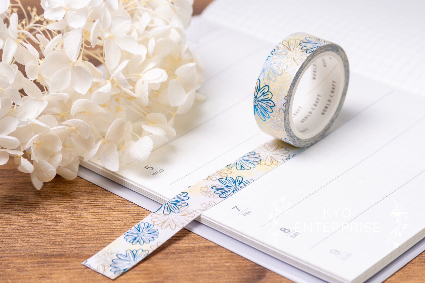 KiraKira Foiled Collection Series Foil Washi Tape  - Gerbera