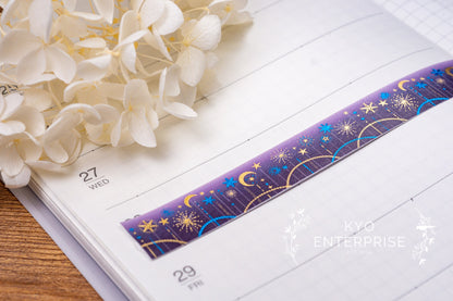 KiraKira Foiled Collection Series Foil Washi Tape  - Crescent