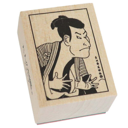 Visual Collection Rubber Stamp - Toshusai Sharaku