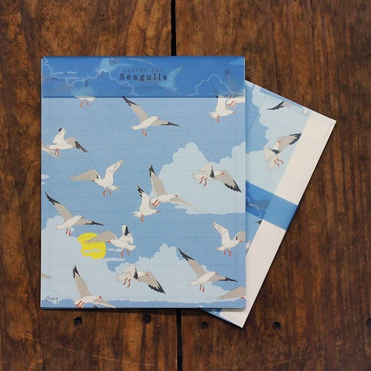 Letter Writing Set Series designed by Emily Burningham - Seagulls