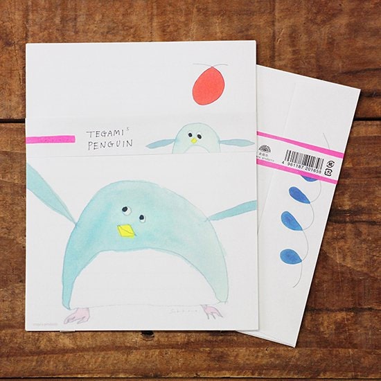 Letter Writing Set Series designed by Subikiawa - Penguin