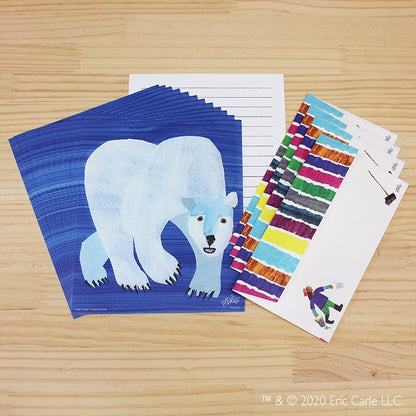 Letter Writing Set Series designed by Eric Carle - Polar Bear, What Do You Hear?