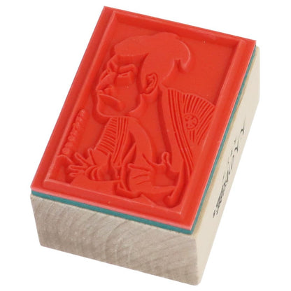 Visual Collection Rubber Stamp - Toshusai Sharaku
