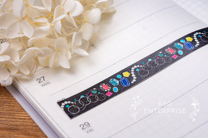 KiraKira Foiled Collection Series Foil Washi Tape  - Jewelry