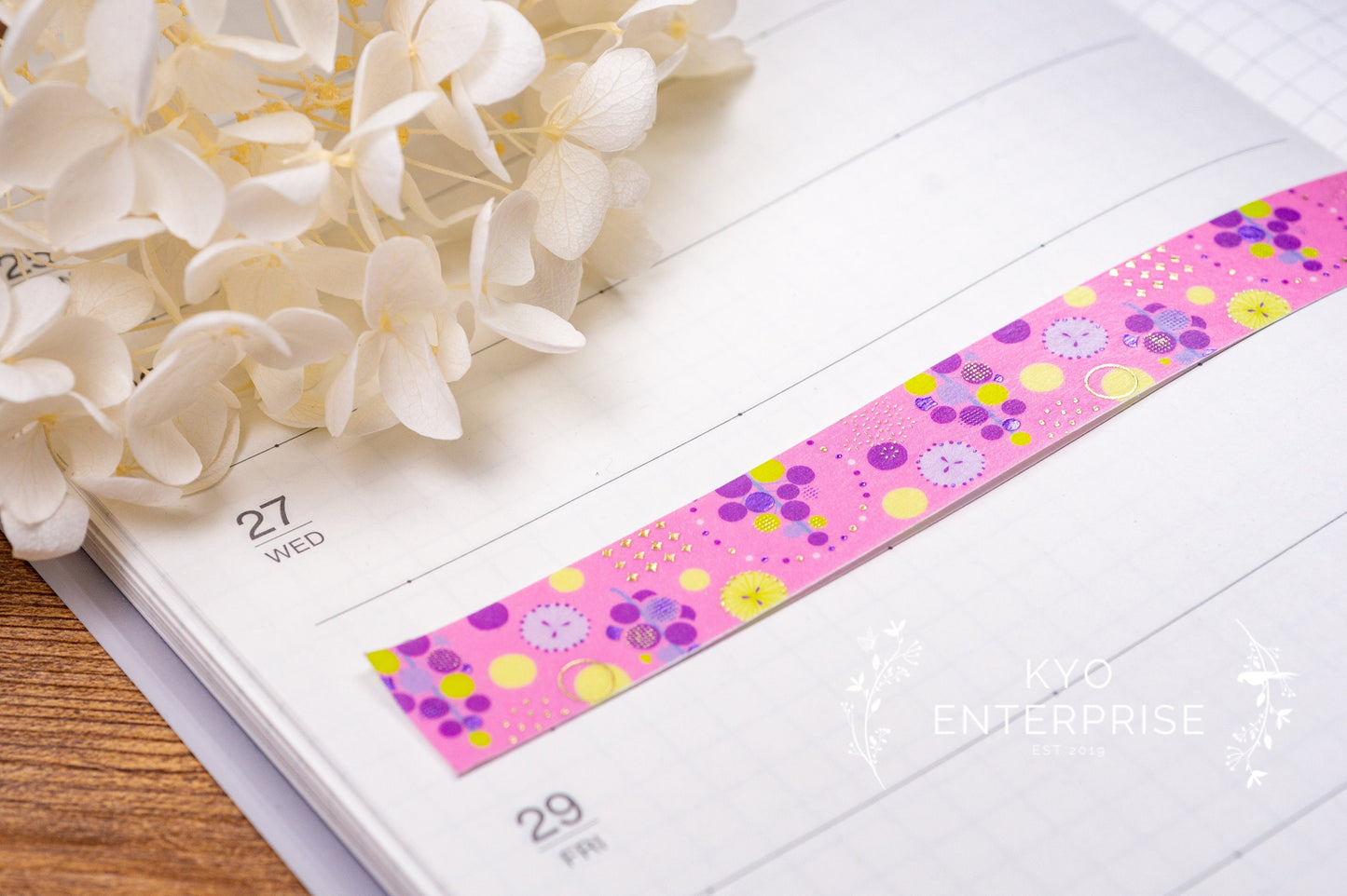 KiraKira Foiled Collection Series Foil Washi Tape  - Grape