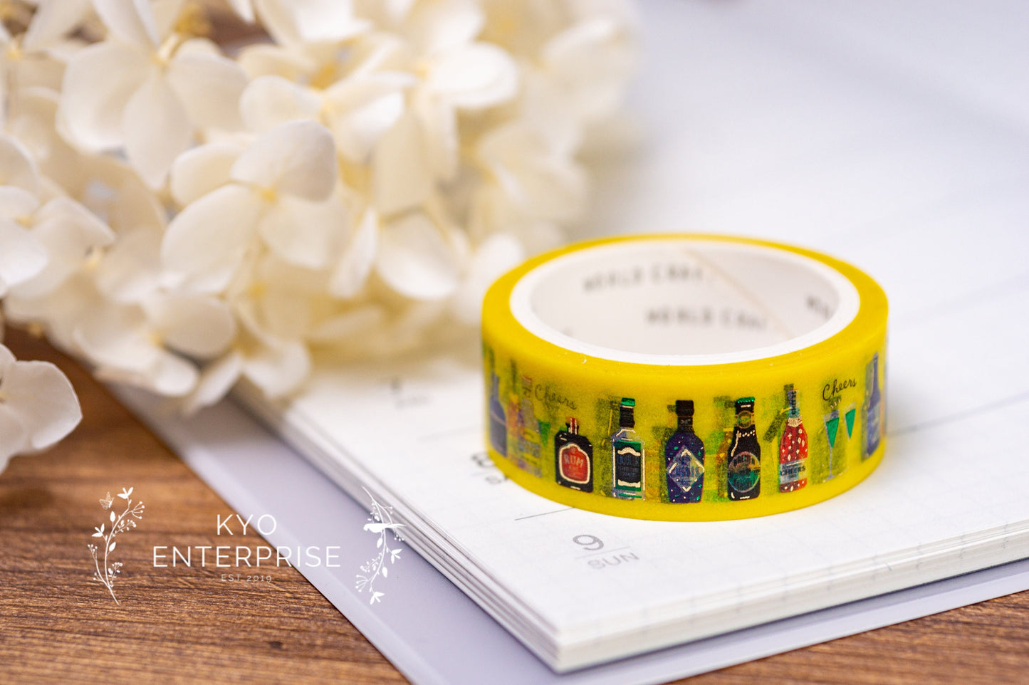 KiraKira Foiled Collection Series Foil Washi Tape  - Drink