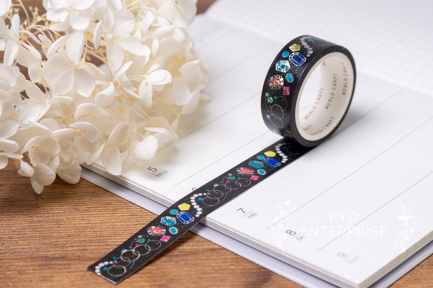 KiraKira Foiled Collection Series Foil Washi Tape  - Jewelry