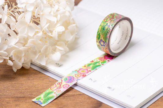 Yuzen Series Foil Washi Tape  - Sho Chikubai