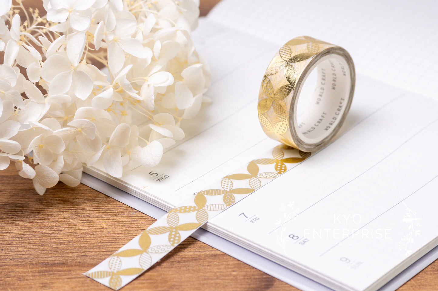 Yuzen Series Foil Washi Tape  - Treasure