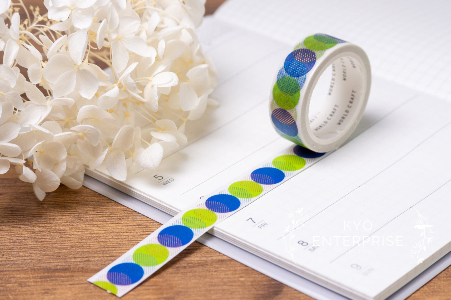 KiraKira Foiled Collection Series Foil Washi Tape  - Circle