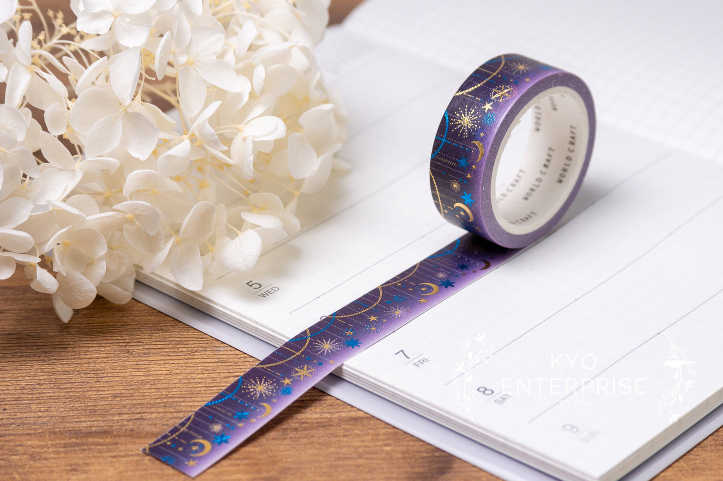 KiraKira Foiled Collection Series Foil Washi Tape  - Crescent