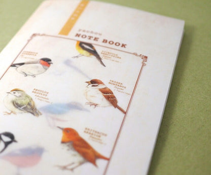 Retronome Series Colorful A5 Slim Notebook - Art Book of Wild Bird