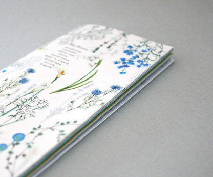 Flowelltea Series Colorful A5 Slim Notebook - Cool Flower