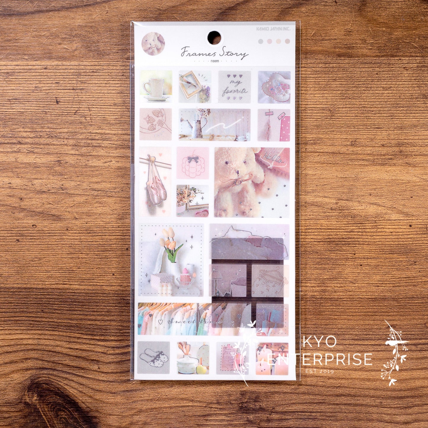 Frames Story Silver Foil Sticker Series - Room