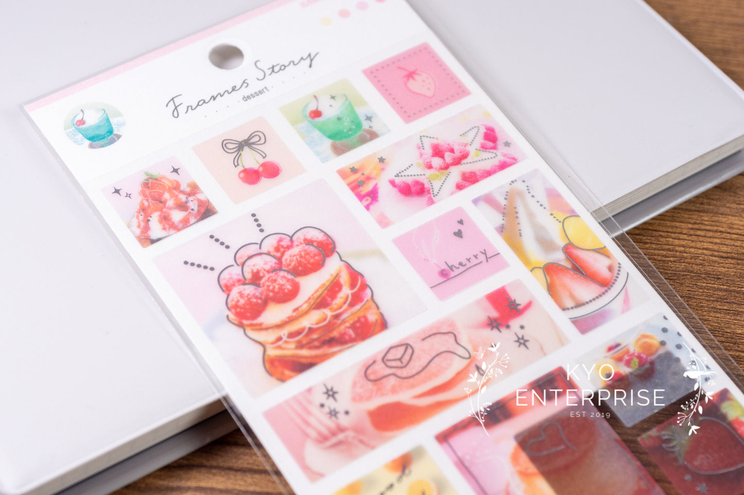 Frames Story Silver Foil Sticker Series - Dessert