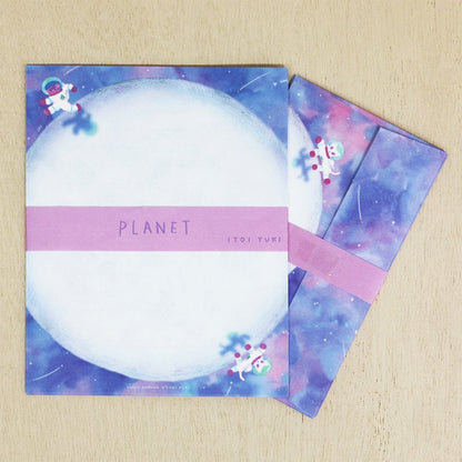 Letter Writing Set Series designed by Iroi Yuki - Planet