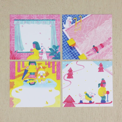 Memo Pad Series designed by Itoi Yuki - Bow! Year