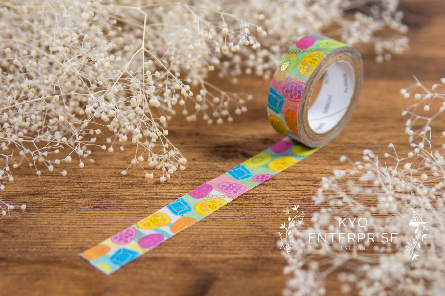 Saien Foil Series Gold Foil Washi Tape  - Candy