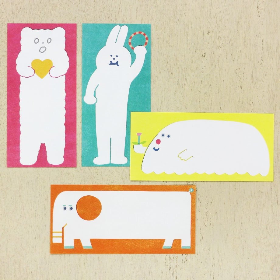 Mini Note Pad Series designed by AIUEO Hello! AIUEO Friends