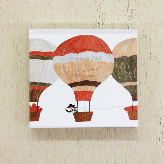 Memo Pad Series designed by Necktie - Hot Air Balloon