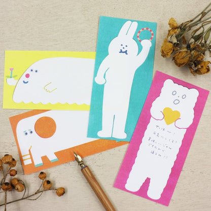 Mini Note Pad Series designed by AIUEO Hello! AIUEO Friends