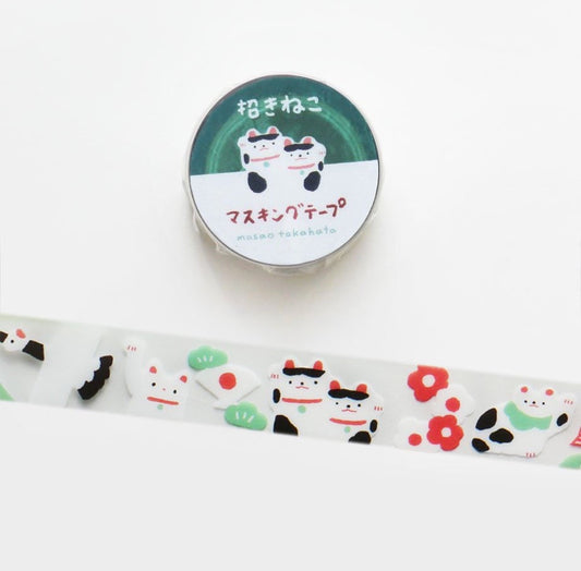 Clear Tape Series design by Masao Takahata- Lucky Cat