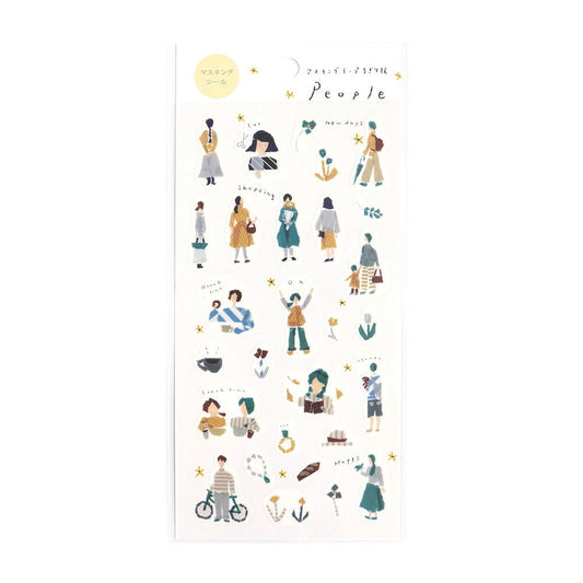 Saien Chigiri e Style Sticker Series designed by Miki Tamura  - People