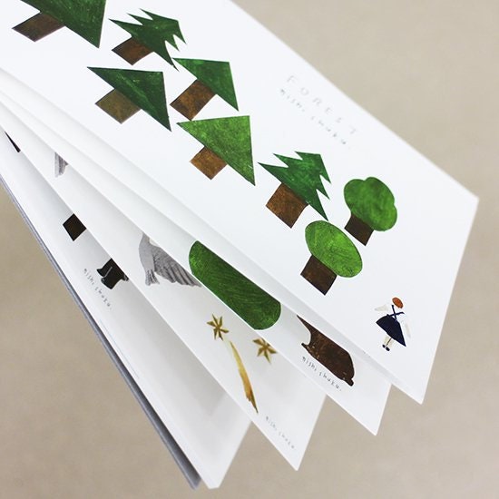 Postcard Set Series designed by Nishi Shuku - Froest