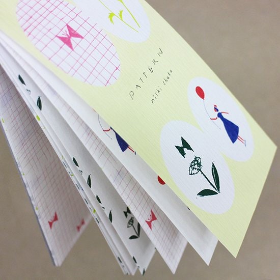 Mini Note Pad Series designed by Nishi Shuku Pattern