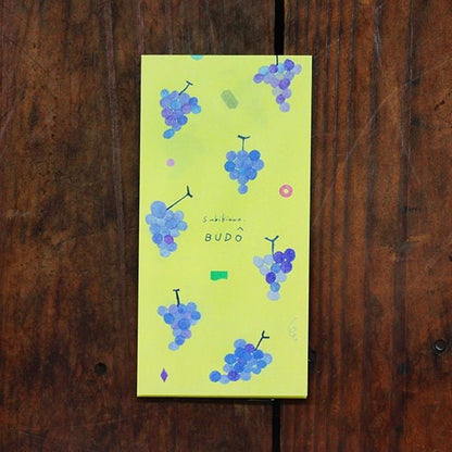 Mini Note Pad Series designed by Subikiawa - Budo (Grape)