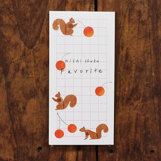 Mini Note Pad Series designed by Nishi Shuku - Favorite