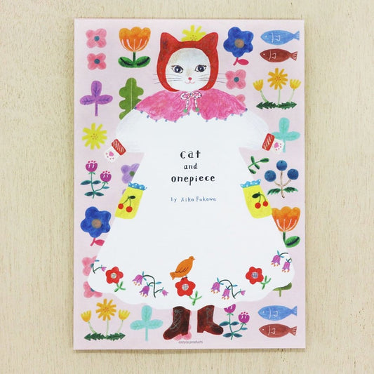 Note Pad Series designed by Aiko Fukawa - Cat and Onepiece