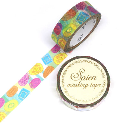 Saien Foil Series Gold Foil Washi Tape  - Candy